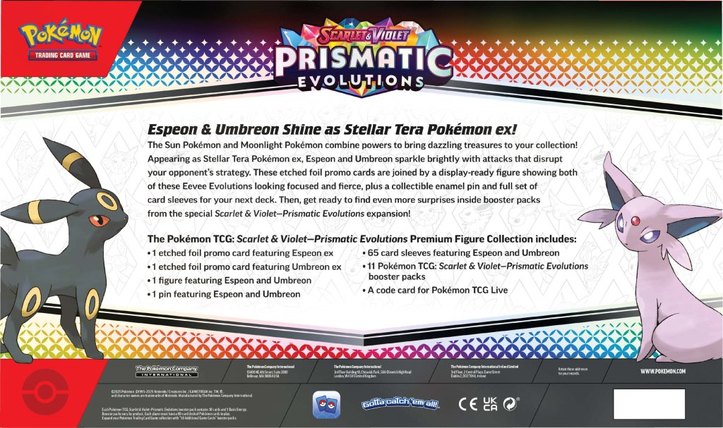 Pokemon TCG: Scarlet & Violet: Prismatic Evolutions Figure Collection
