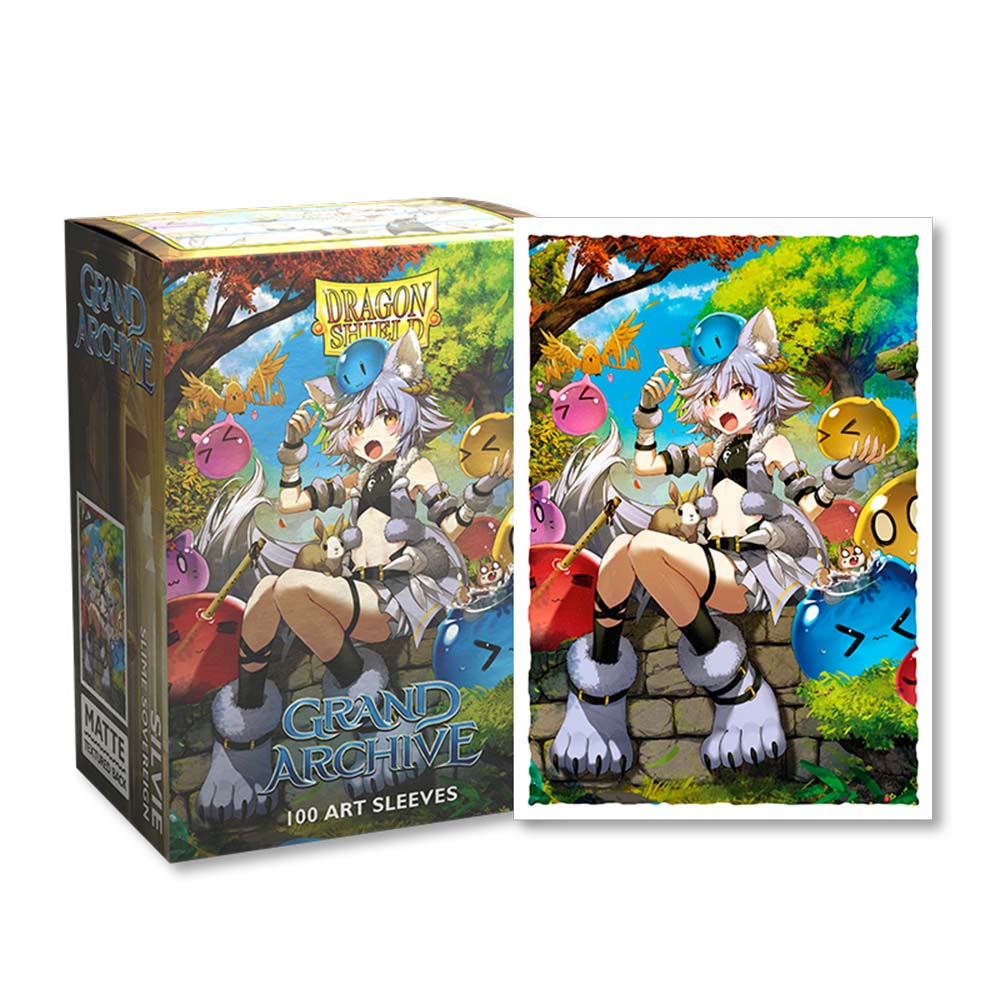 Dragonshield Sleeves - Grand Archive: Silvie Matte Art Sleeves (Standard Size 100 Pack)