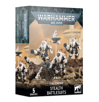Warhammer 40,000 Miniature - T'au Empire - Stealth Battlesuits