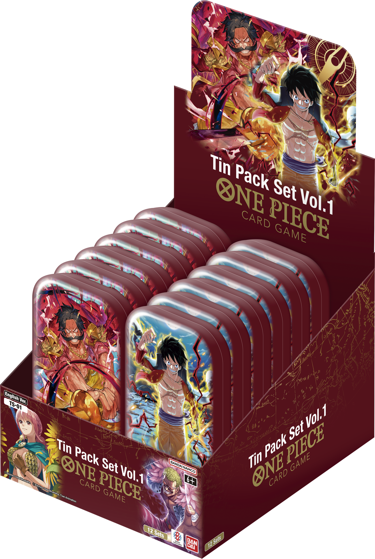 One Piece TCG - Tin Pack Set Vol. 1 (TS-01) *Sealed*