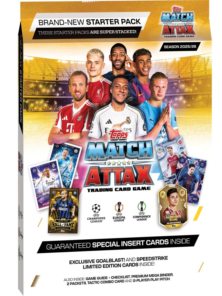 2025-26 MATCH ATTAX UEFA Champions League Starter Pack *Sealed*