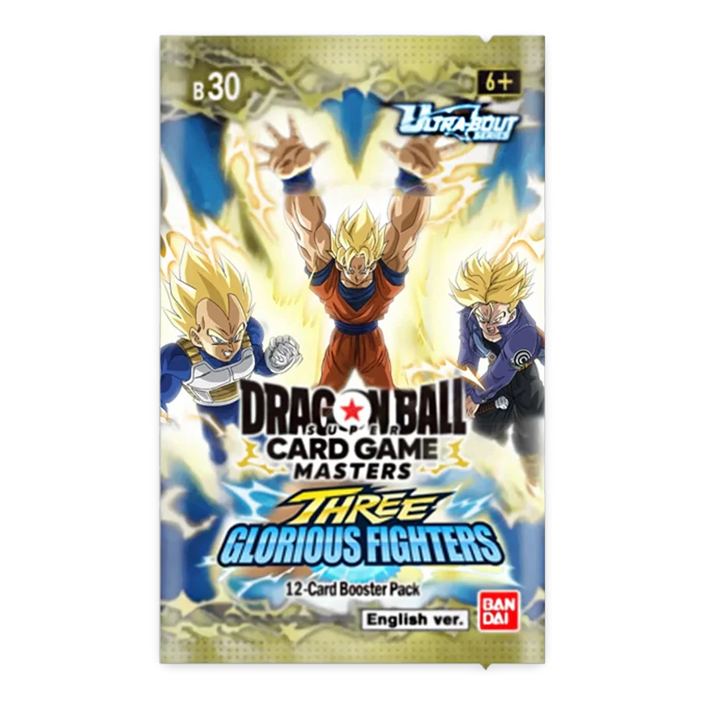 Dragon Ball Super Masters: Three Glorious Fighters Booster Pack (B30) *Sealed*