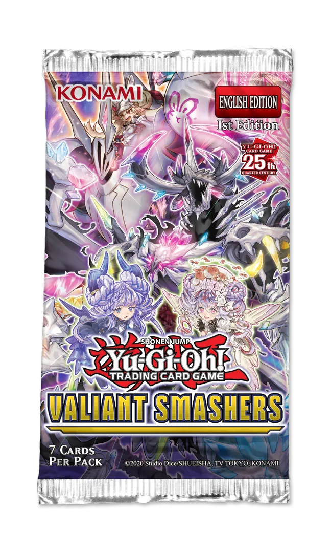 Yugioh! Booster Packs: Valiant Smashers *Sealed*