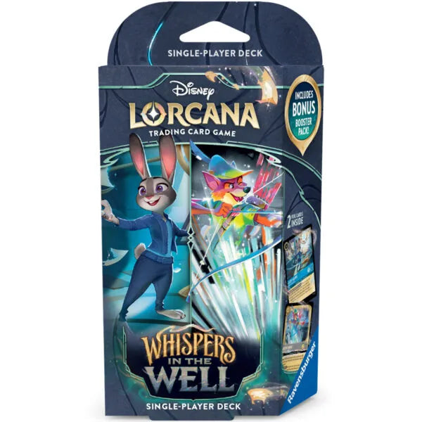 Disney Lorcana TCG: Whispers in the Well Starter Deck (S10) *Sealed* (PRE-ORDER, SHIPS NOV 14TH)