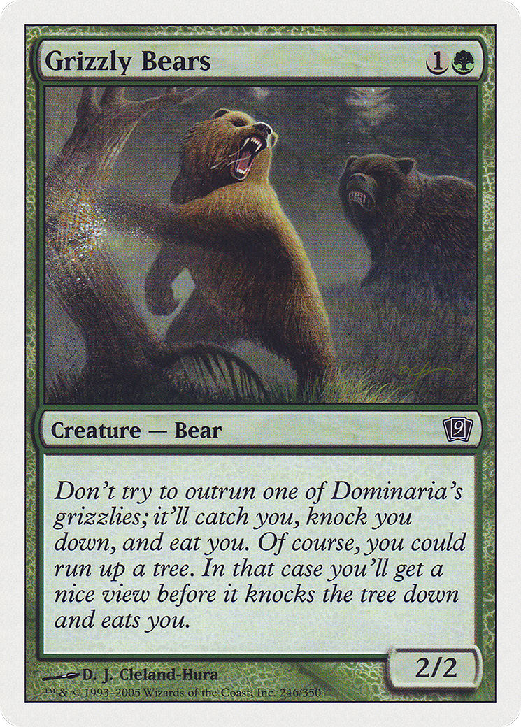 Grizzly Bears (9ED-246) - 9th Edition