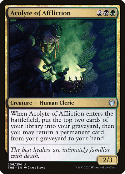 Acolyte of Affliction (THB-206) - Theros Beyond Death Foil