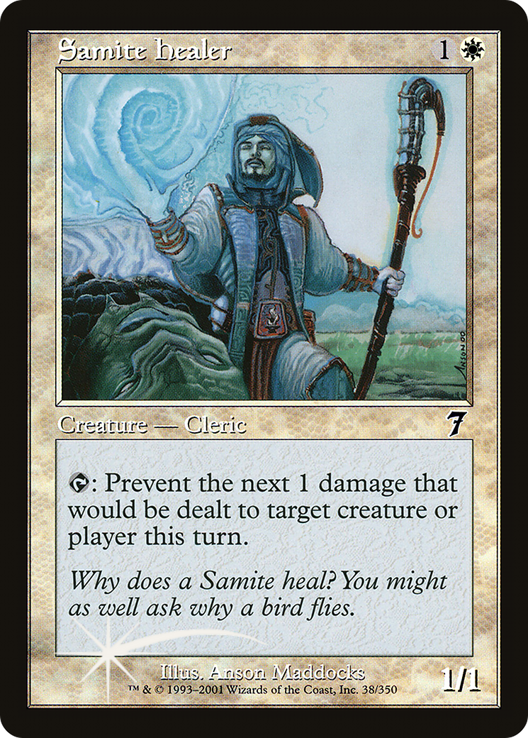 Samite Healer (7ED-38★) - 7th Edition Foil