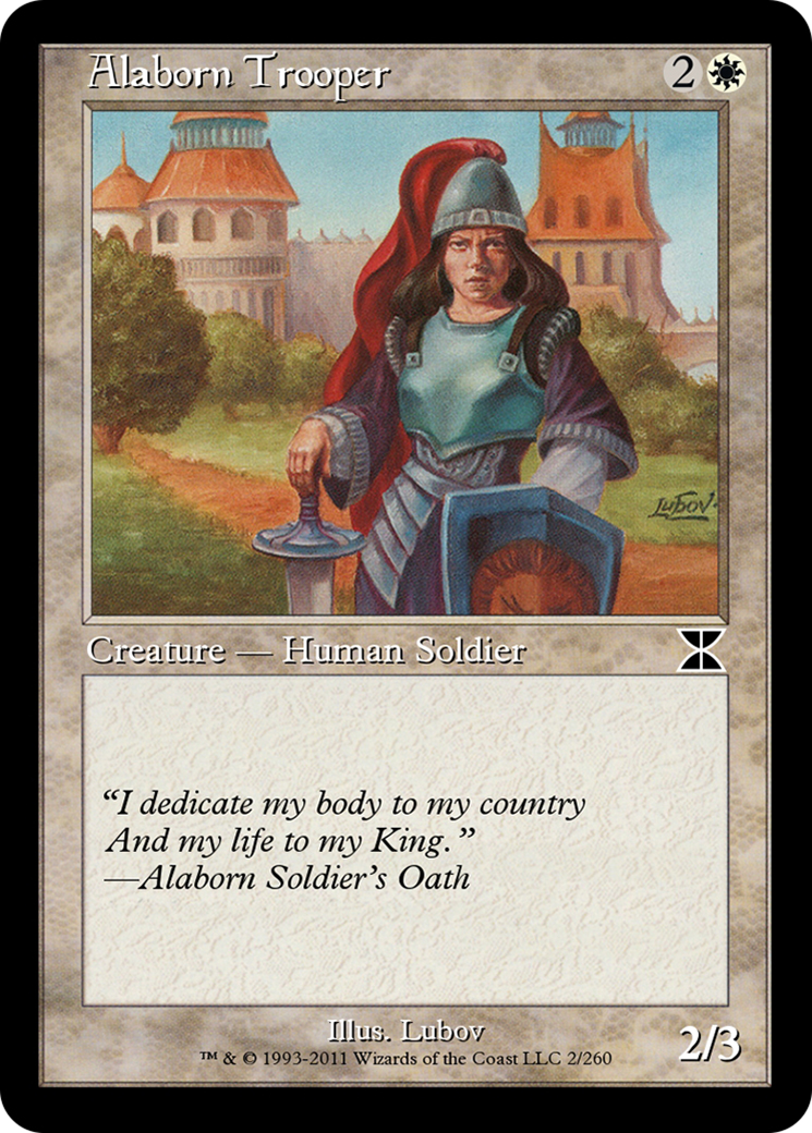 Alaborn Trooper (ME4-002) - Masters Edition IV Foil