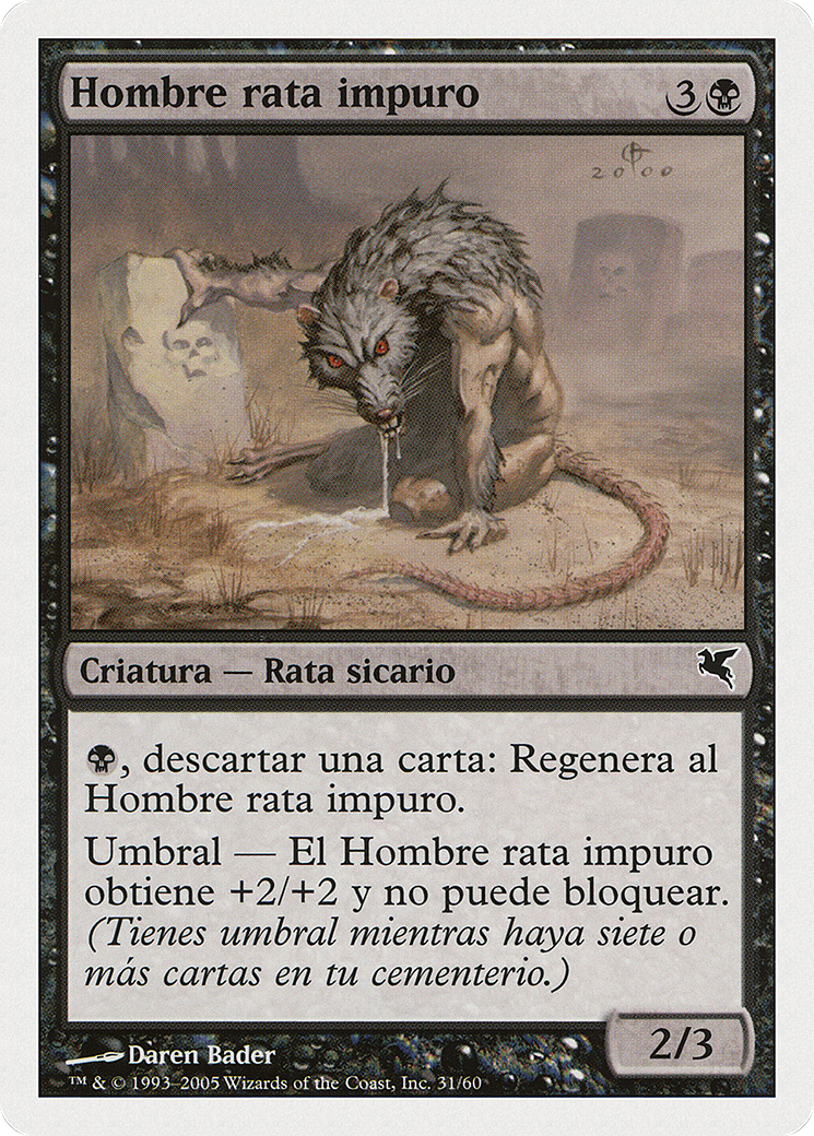 Dirty Wererat (PSAL-A31) - Salvat 2005