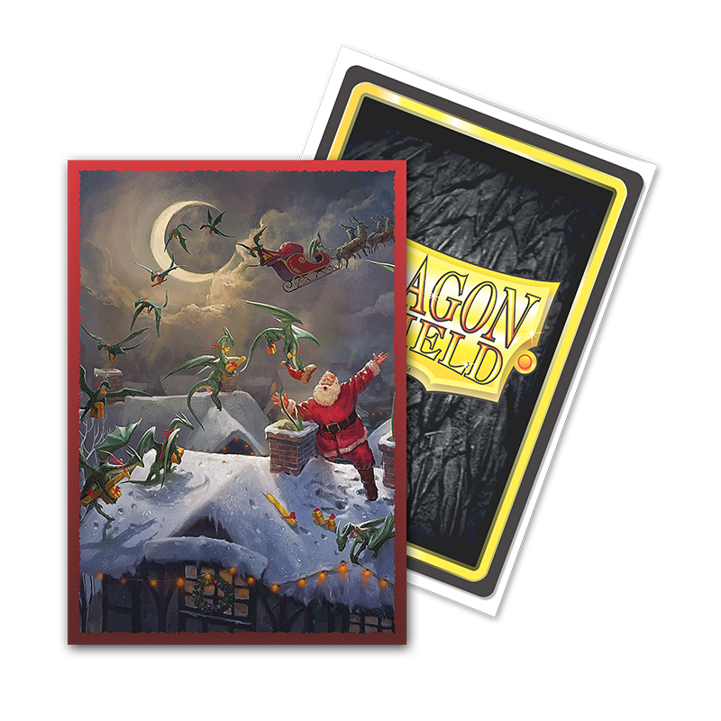 Dragonshield Sleeves - Christmas 2023 (Brushed ART) (Japanese Size)