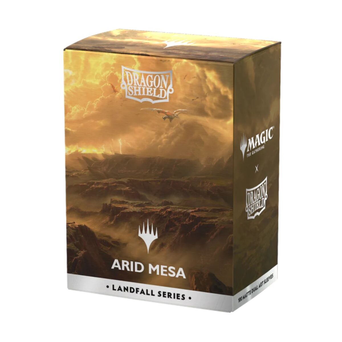 Dragonshield Sleeves - MTG Landfall Series: Arid Mesa (Matte Dual Art) (Standard Sized)