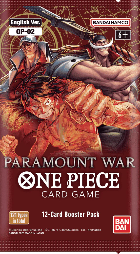 One Piece TCG - Paramount War Booster Pack (OP-02) *Sealed*