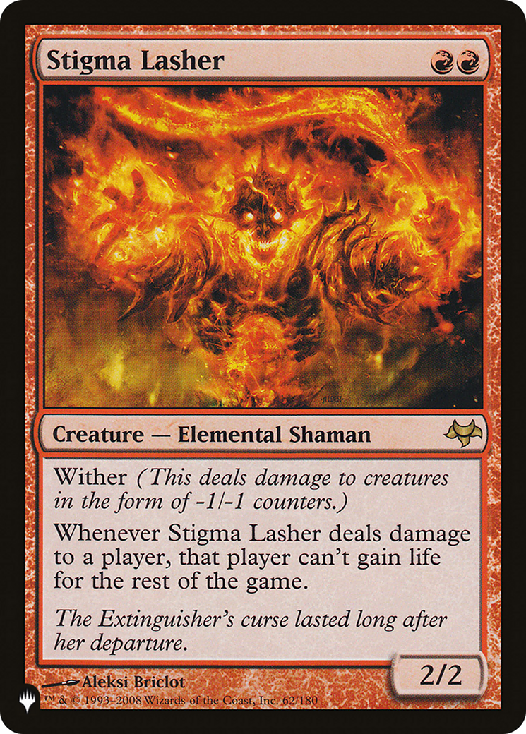 Stigma Lasher (PLST-EVE-62) - The List