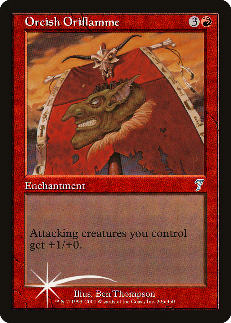 Orcish Oriflamme (7ED-206★) - 7th Edition Foil