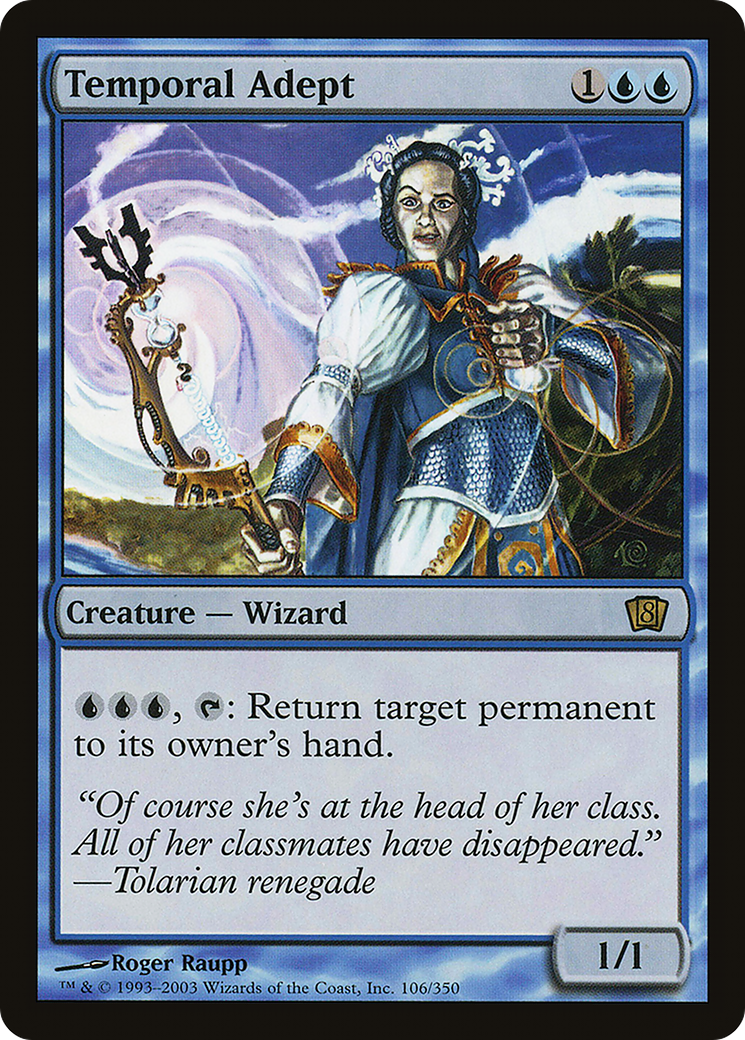 Temporal Adept (8ED-106) - 8th Edition Foil