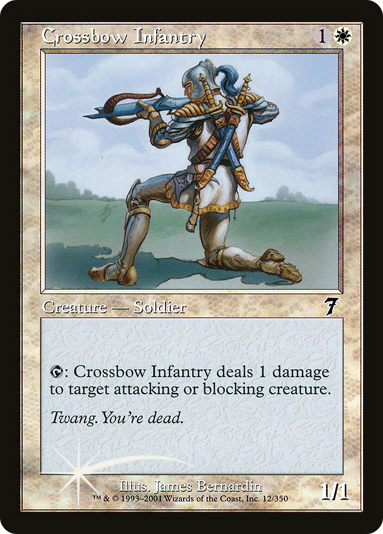 Crossbow Infantry (7ED-12★) - 7th Edition Foil
