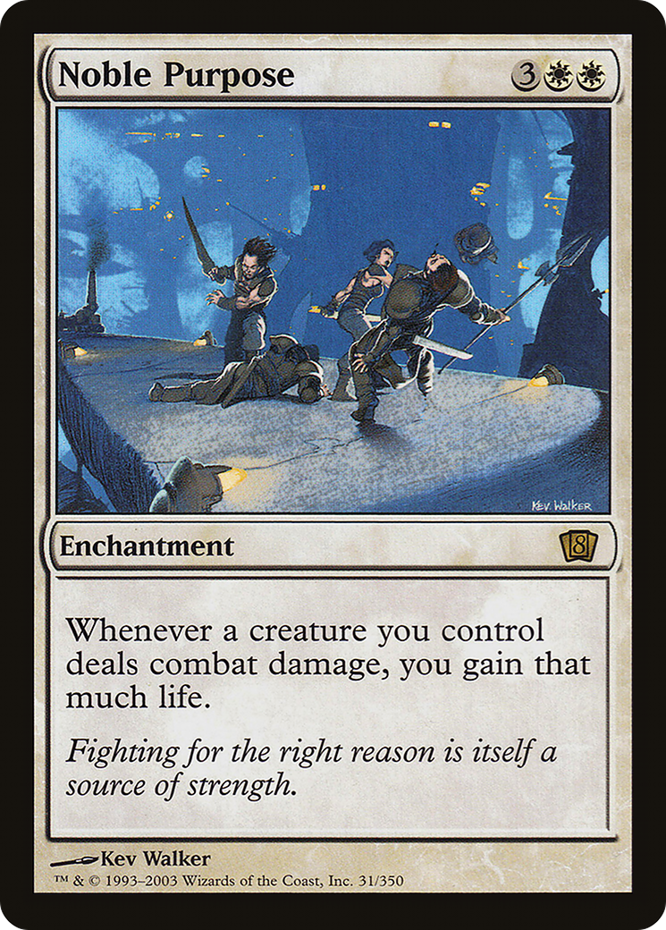 Noble Purpose (8ED-031) - 8th Edition Foil