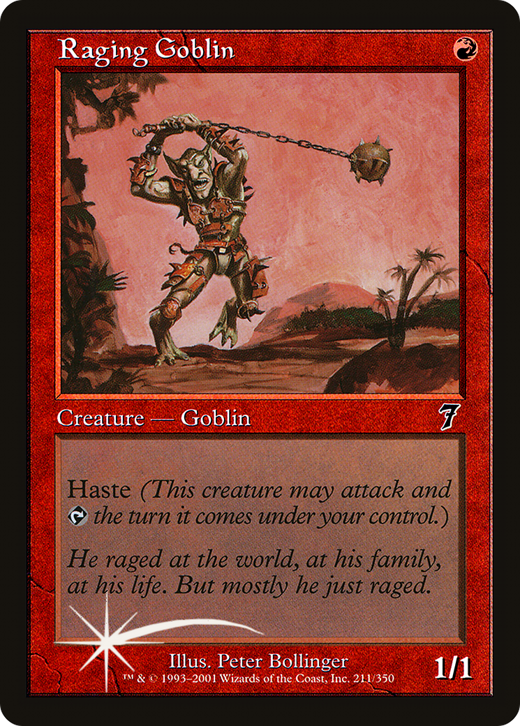 Raging Goblin (7ED-211★) - 7th Edition Foil