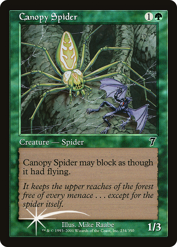 Canopy Spider (7ED-234★) - 7th Edition