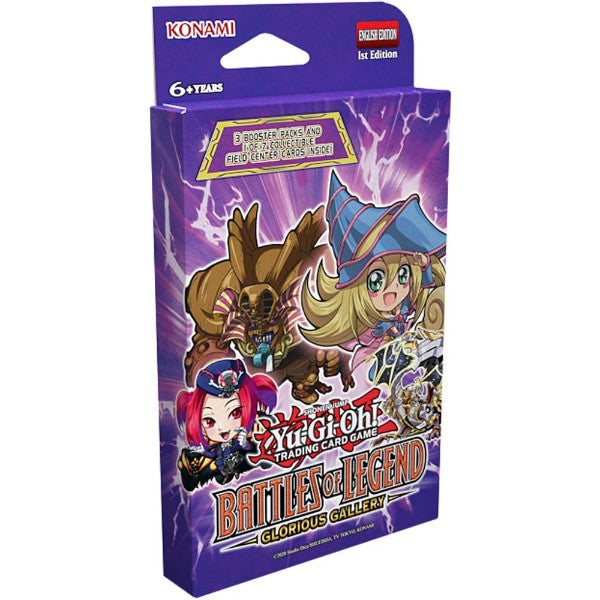 Yugioh! Booster Packs: Battles of Legend: Glorious Gallery 3-Pack Tuck Box *Sealed*