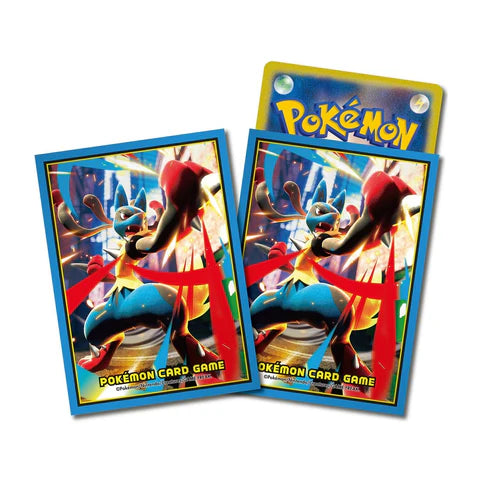 Japanese Pokémon TCG: Mega Lucario Sleeves (64PC) (Standard Sized)