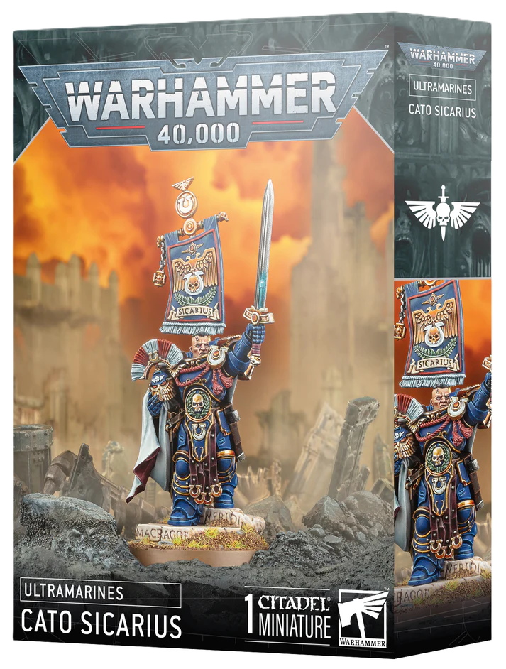 Warhammer 40,000 Miniature - Ultramarines - Cato Sicarius