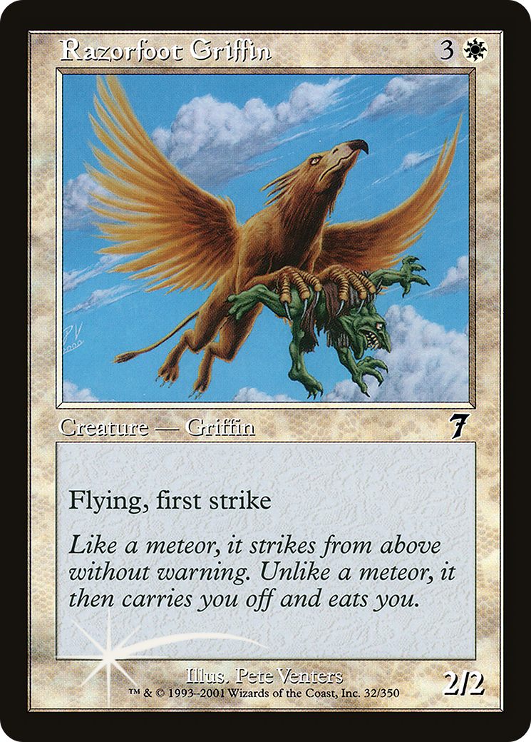 Razorfoot Griffin (7ED-32★) - 7th Edition Foil