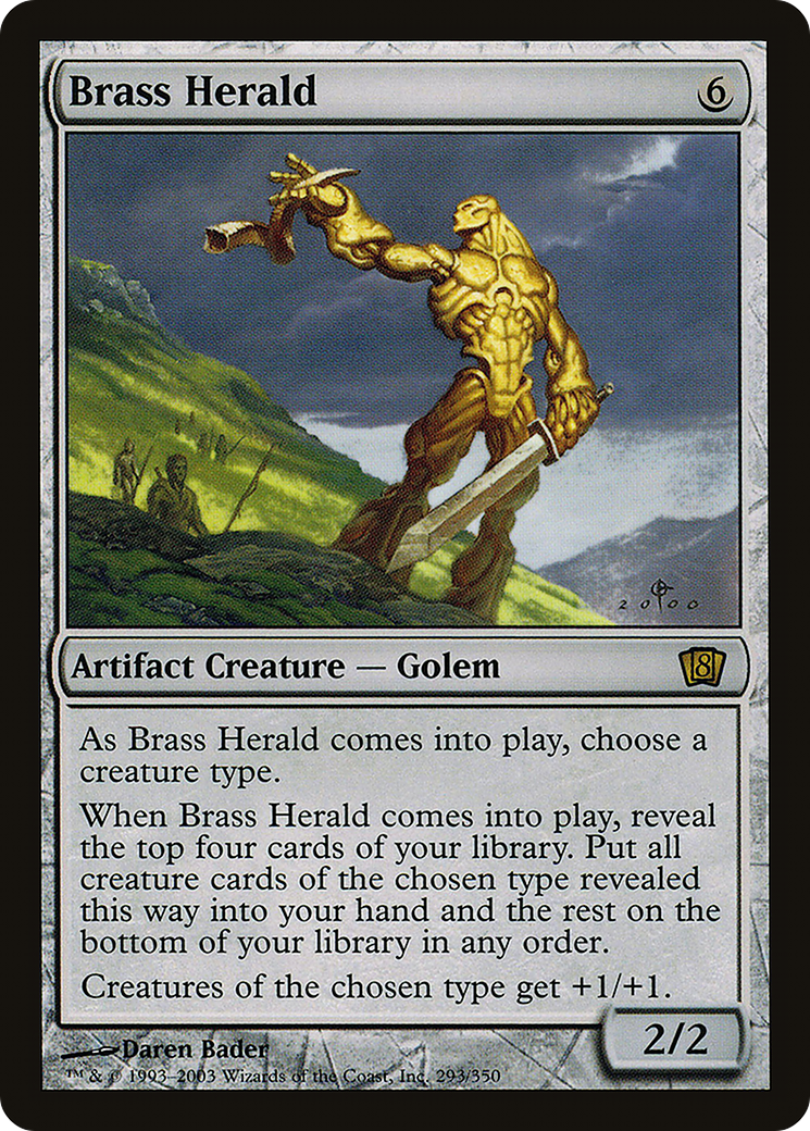 Brass Herald (8ED-293) - 8th Edition Foil