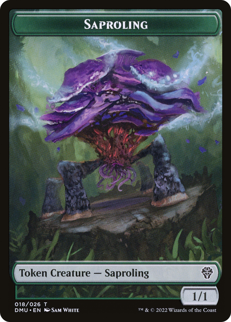 Saproling Token (DMU-018) - Dominaria United Tokens