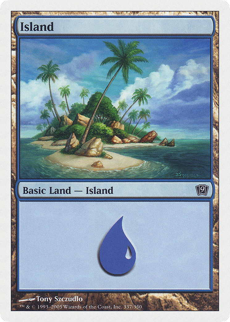 Island (337) (9ED-337) - 9th Edition