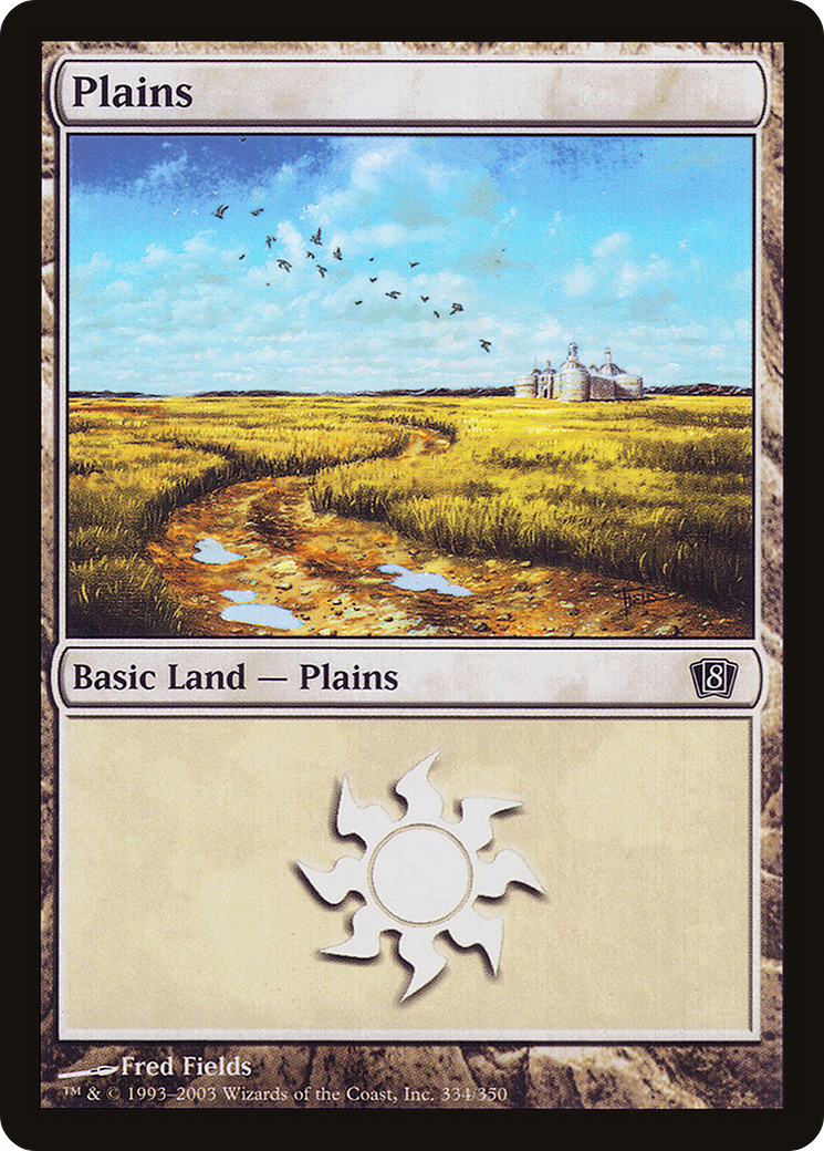 Plains (334) (8ED-334) - 8th Edition Foil