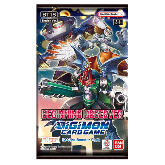 Digimon Card Game - Beginning Observer Booster Pack (BT16) *Sealed* (PRE-ORDER, SHIPS MAY 24TH)