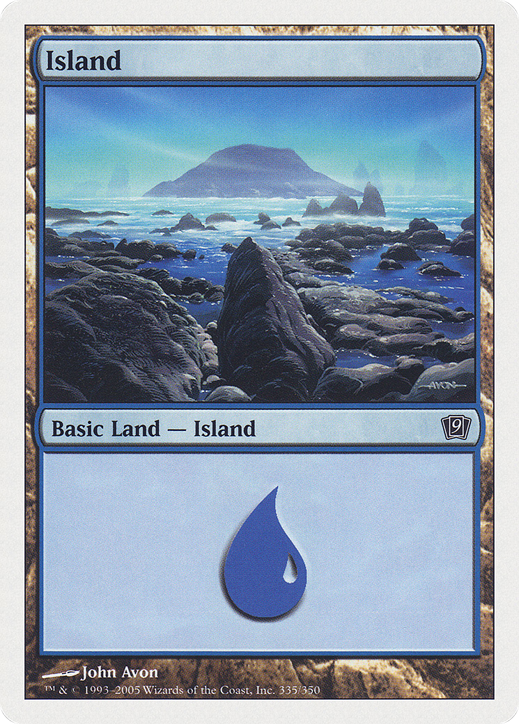 Island (335) (9ED-335) - 9th Edition