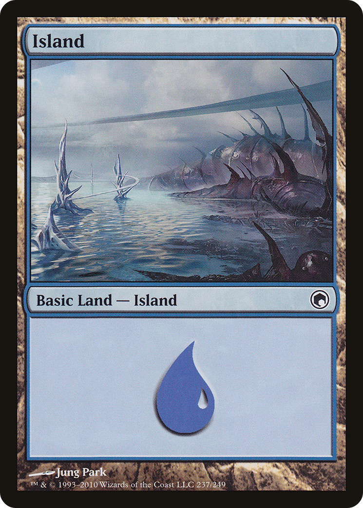 Island (SOM-237) - Scars of Mirrodin