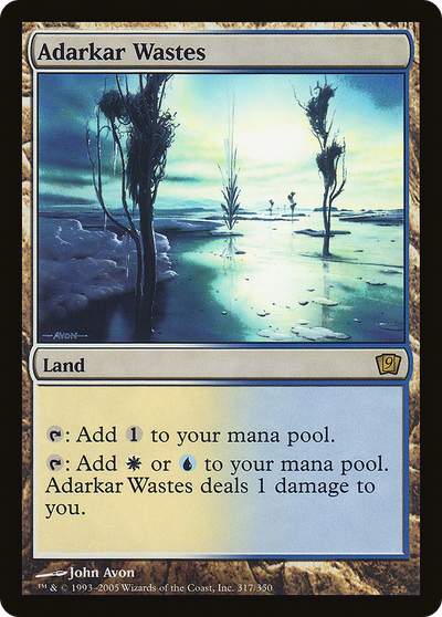 Adarkar Wastes (9ED-317) - 9th Edition