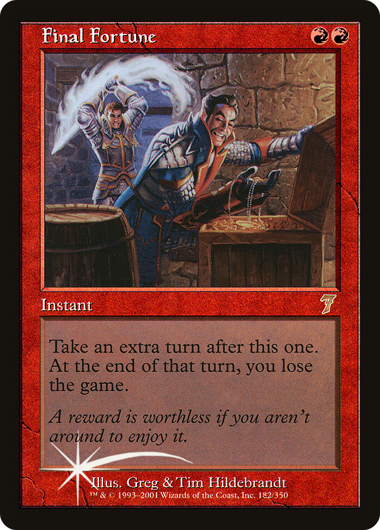 Final Fortune (7ED-182) - 7th Edition Foil