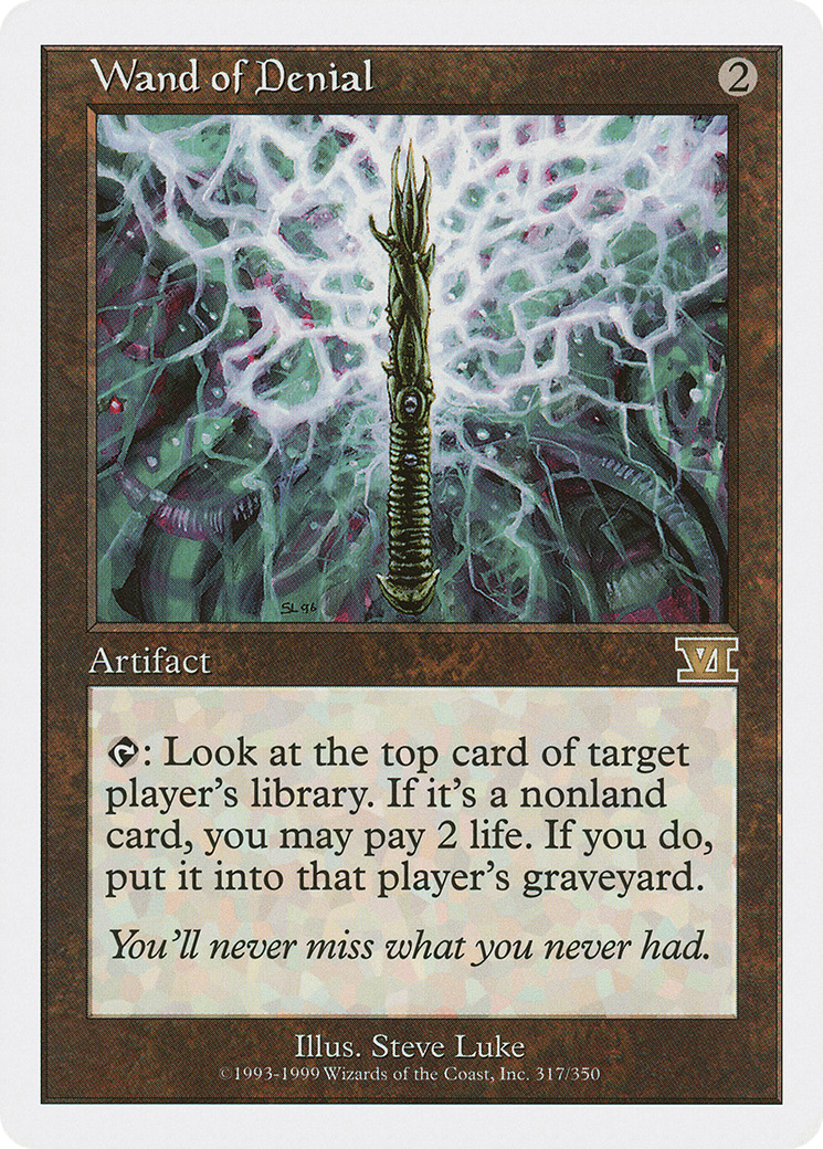 Wand of Denial (6ED-317) - Classic Sixth Edition