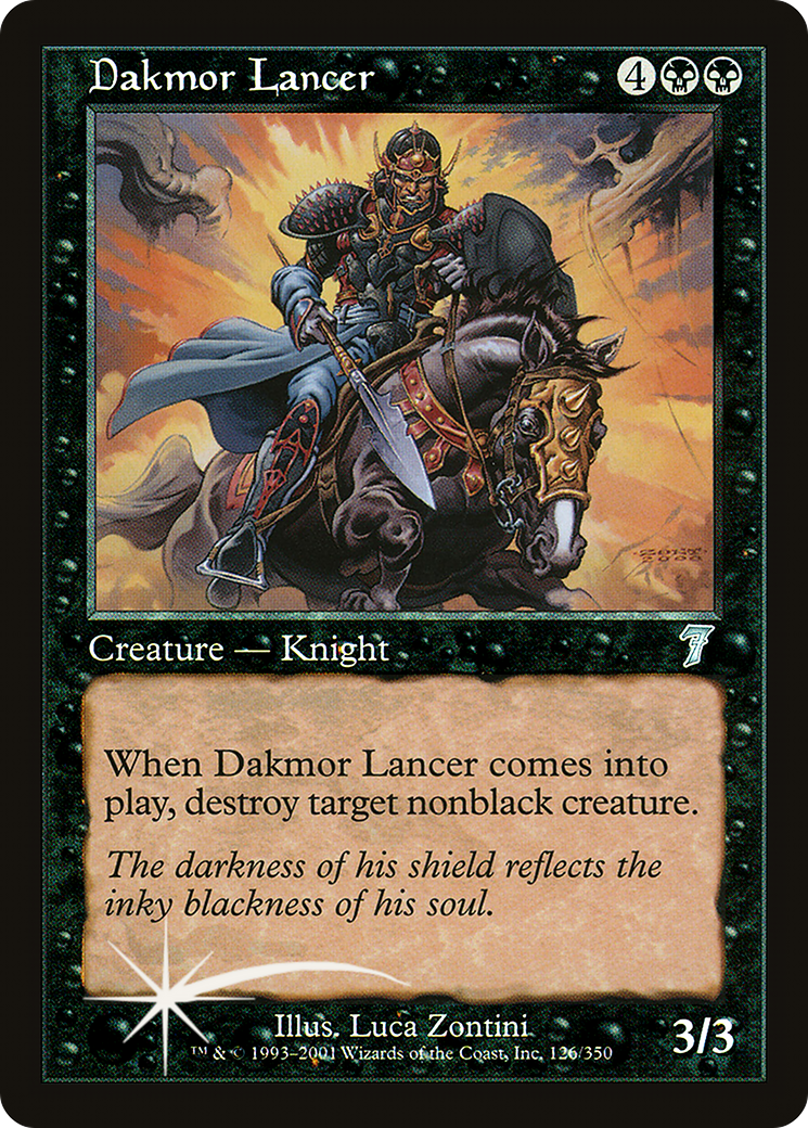 Dakmor Lancer (7ED-126★) - 7th Edition