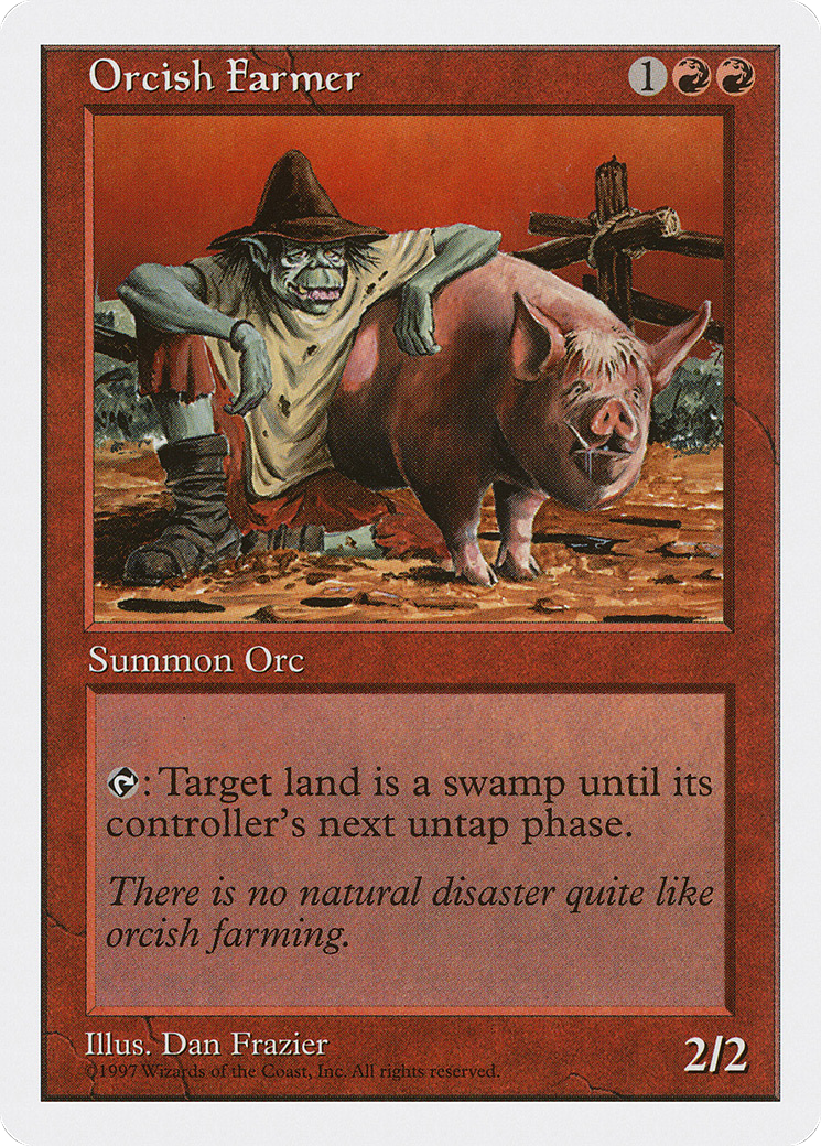 Orcish Farmer (5ED-256) - Fifth Edition