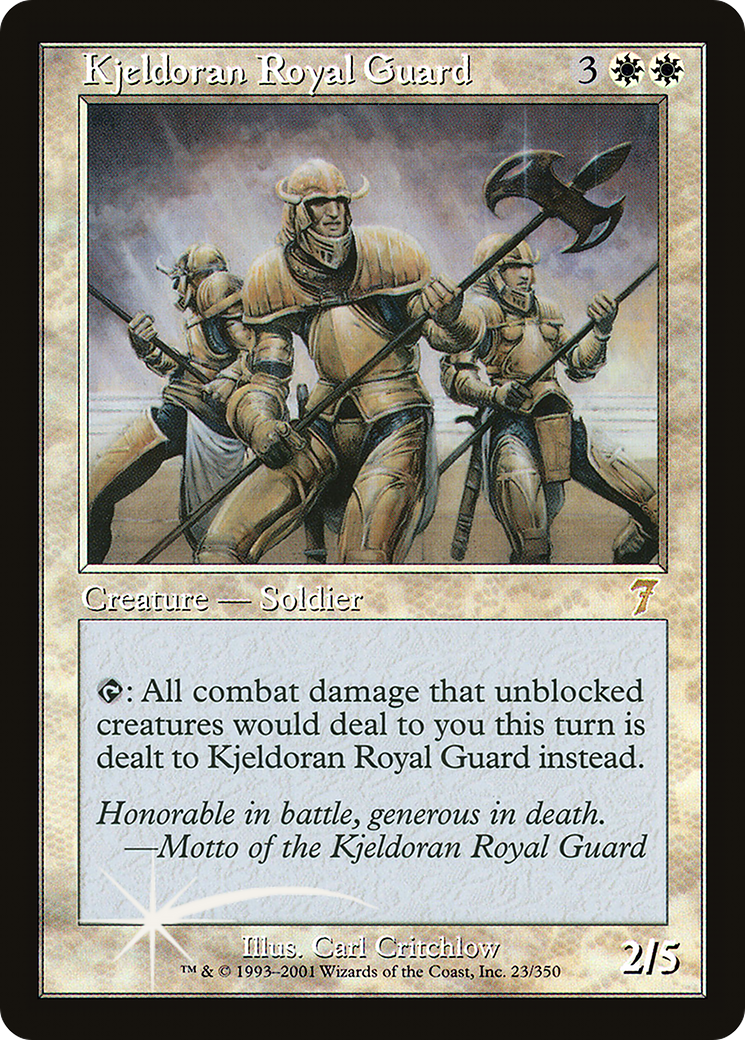 Kjeldoran Royal Guard (7ED-23★) - 7th Edition Foil