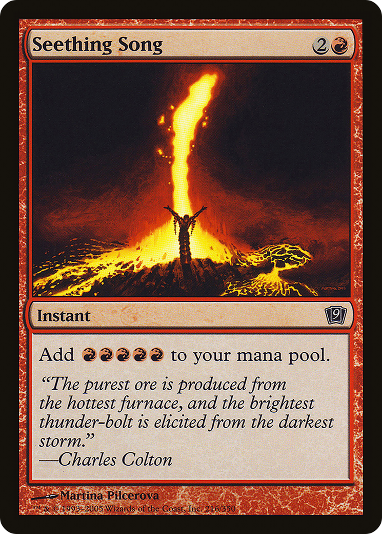 Seething Song (9ED-216) - 9th Edition Foil