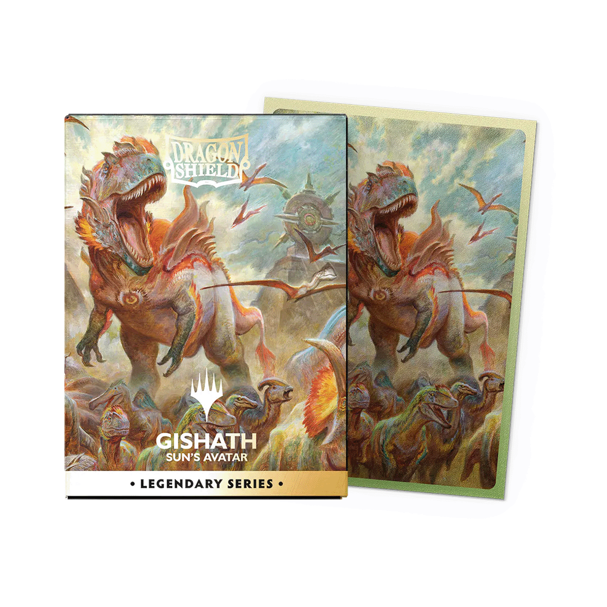 Dragonshield Sleeves - MTG Legendary Series: Gishath, Sun's Avatar (Matte Dual Art) (Standard Sized)