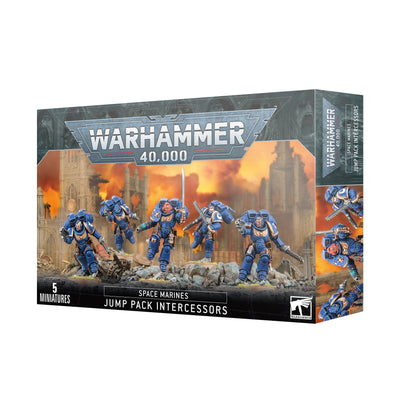 Warhammer 40,000 Miniature - Space Marines - Jump Pack Intercessors