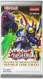 Yugioh! Booster Packs: Doom of Dimensions *Sealed*