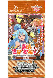 Weiss Schwarz: KONOSUBA - God's Blessing on the Wonderful World! English Edition Booster Pack *Sealed*