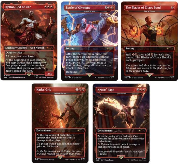 Magic the Gathering - Secret Lair Drop Series: Playstation God of War Greek (Regular Edition)