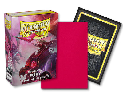 Dragonshield Sleeves - DUAL Fury Matte (Japanese Size)