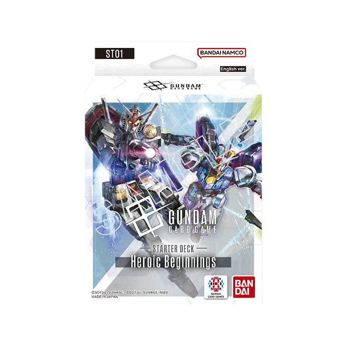 Gundam Card Game - Starter Deck: Heroic Beginnings (ST01) *Sealed*
