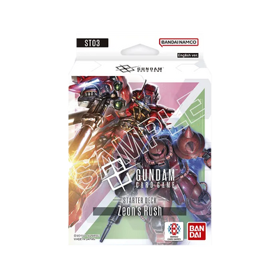 Gundam Card Game - Starter Deck: Zeon's Rush (ST03) *Sealed*