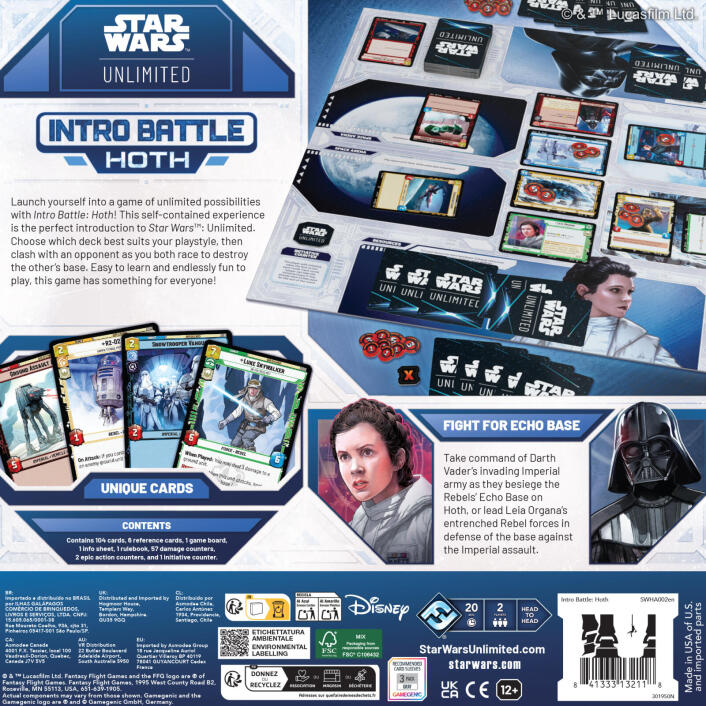 Star Wars Unlimited - Intro Battle: Hoth *Sealed*